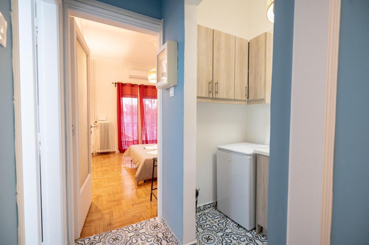 Panormou Metro Station 1 Bedroom 2 Persons Flat Athens Luaran gambar